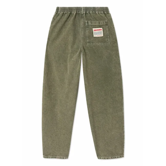 Pantalon Carotte Uzatown Coton | Olive