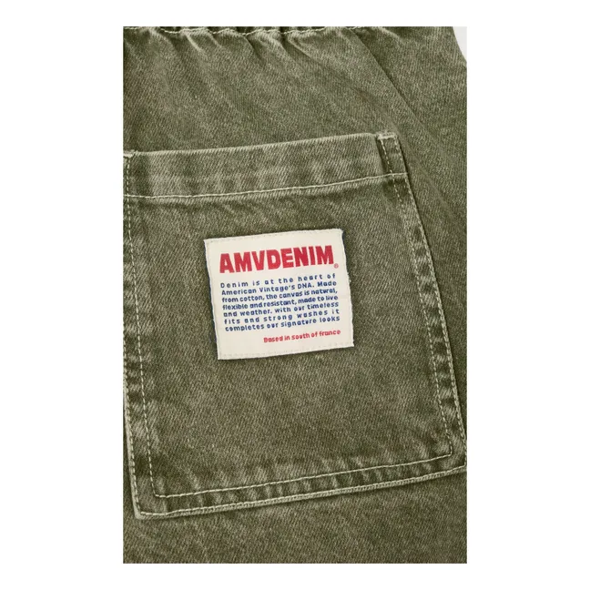 Pantalon Carotte Uzatown Coton | Olive
