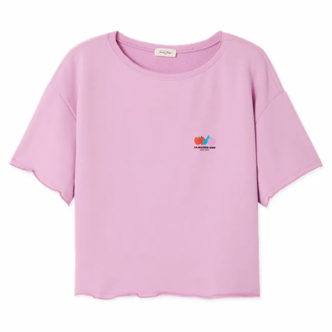 T-shirt Atubay Coton | Rose Litchi