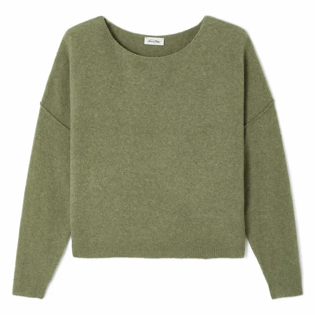 Pull Damsville Laine | Vert kaki