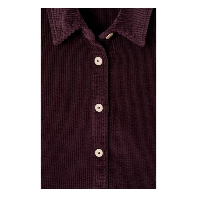Chemise Padow Coton | Aubergine
