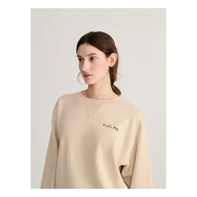 Sweat Hug Me Coton Bio | Beige