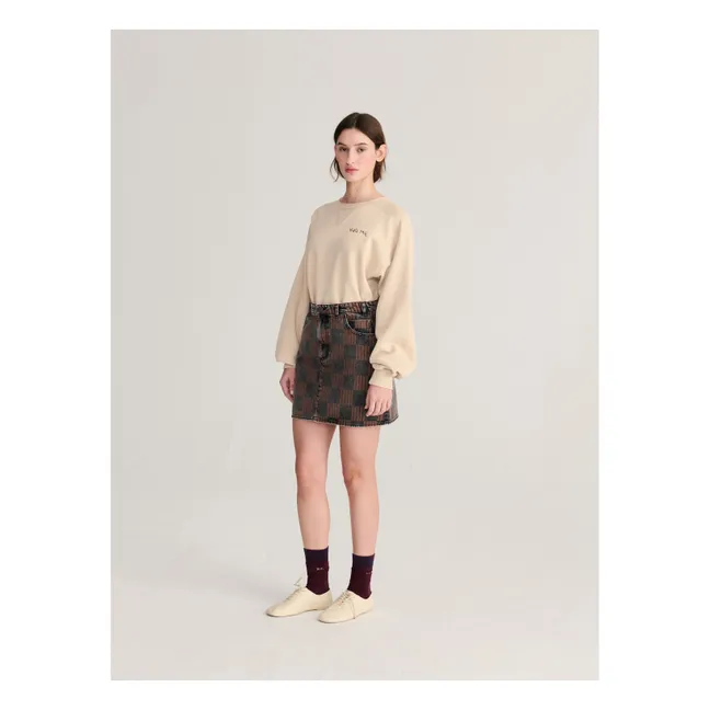 Sweat Hug Me Coton Bio | Beige