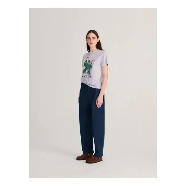 T-shirt Hug Me Coton Bio | Lavande