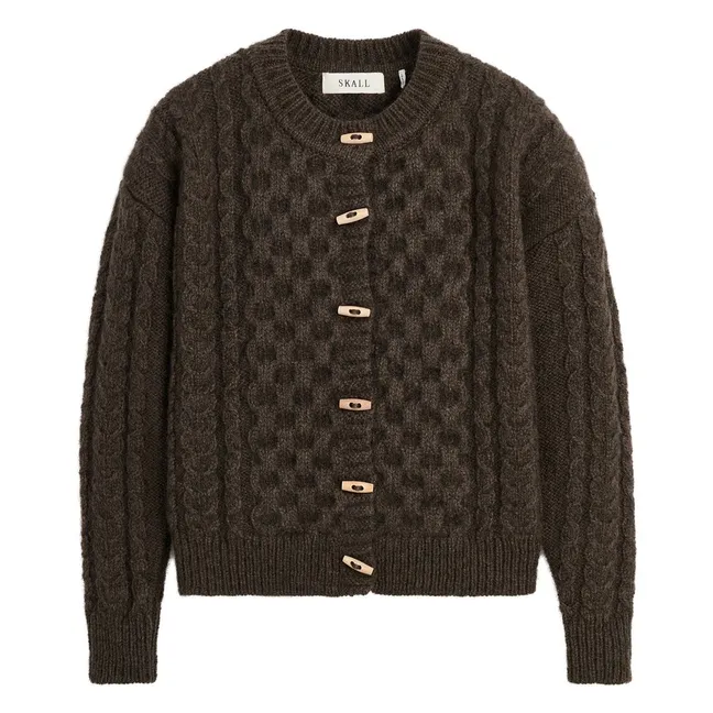 Cardigan Lennox Laine | Marron foncé