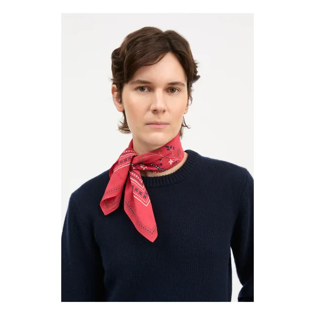 Foulard Skall Classic Coton Bio | Rouge