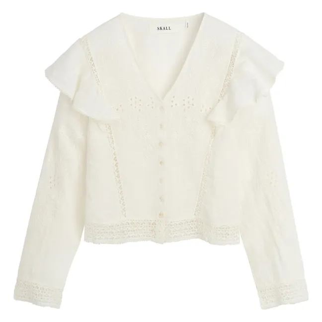 Blouse Velina Lin | Blanc