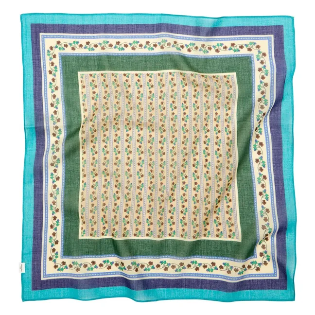 Foulard Elyria Coton | Vert sapin