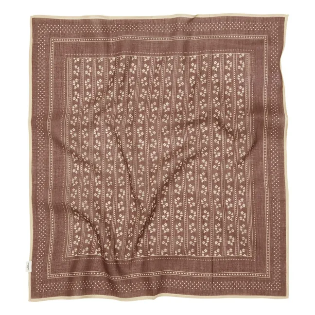 Foulard Talianna Coton | Chocolat