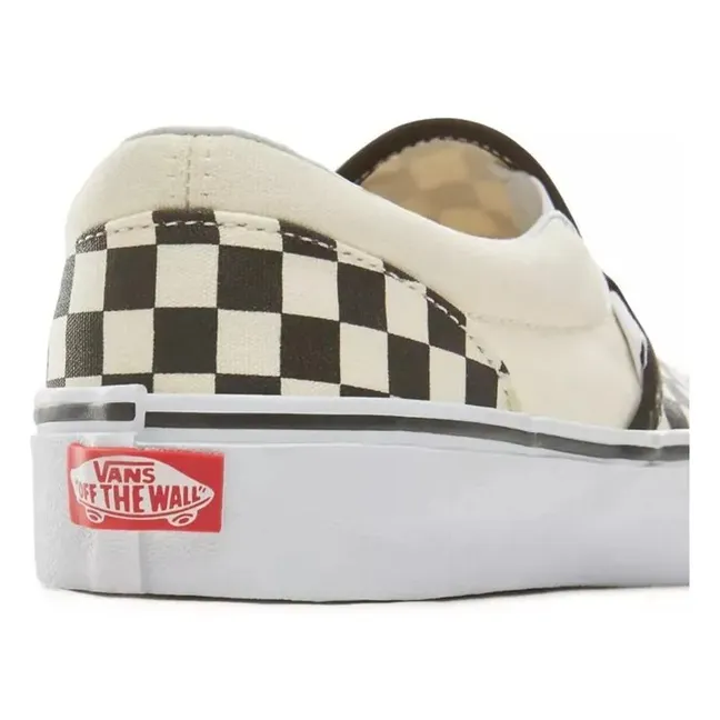 Slip-On Damier | Blanc