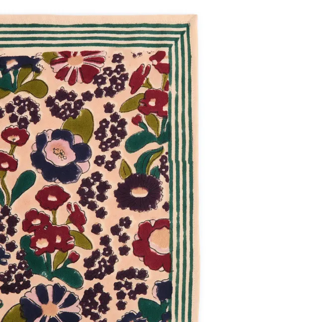 Petit Foulard Manika Fleuri | Vert