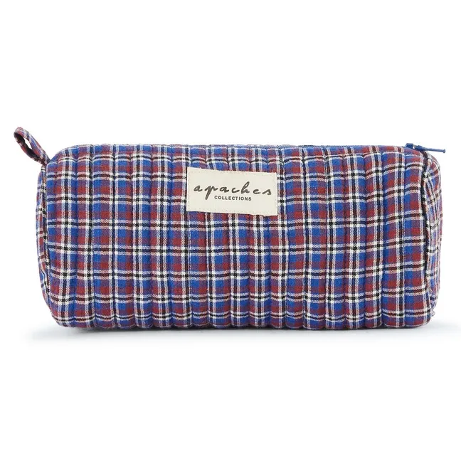 Trousse Opal Carreaux | Bleu