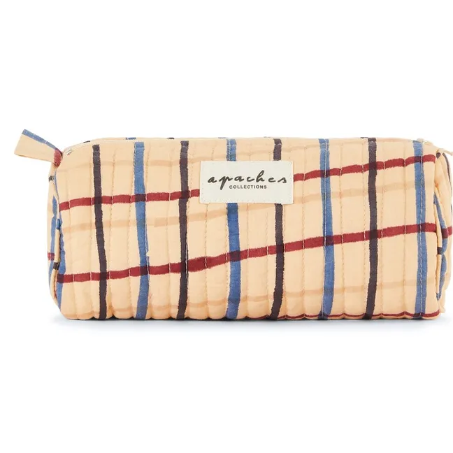 Trousse Opal Carreaux | Beige