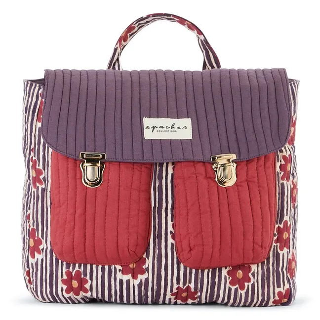 Sac à dos Suji Rayé | Bleu marine