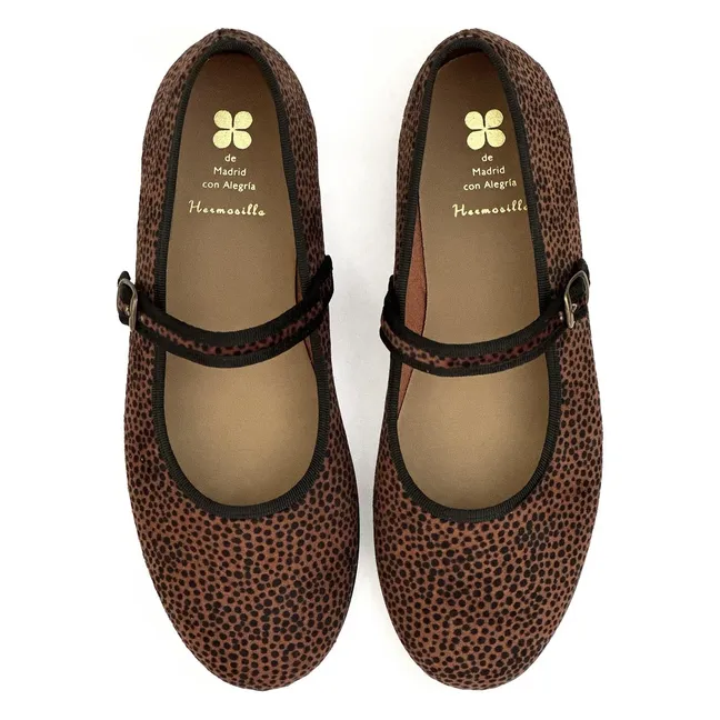 Ballerines Iraty Velours | Camel