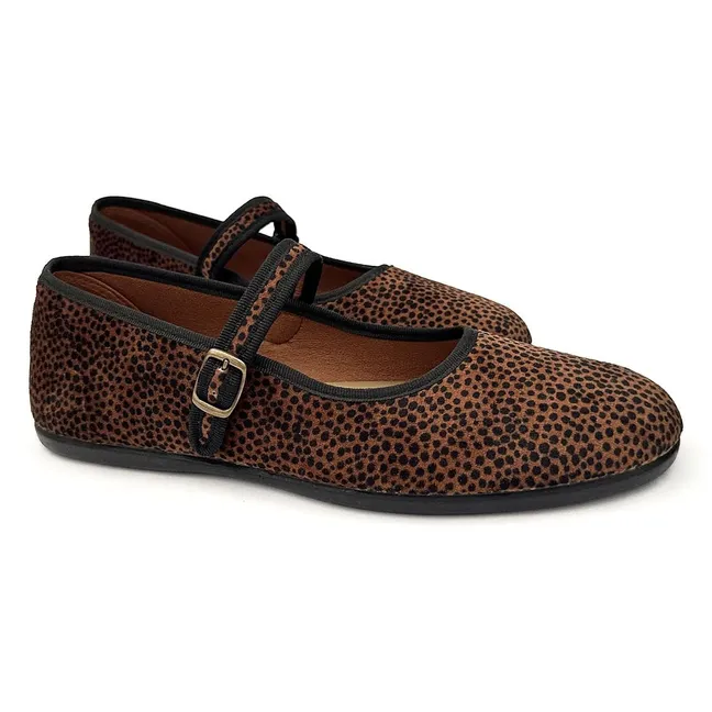 Ballerines Iraty Velours | Camel