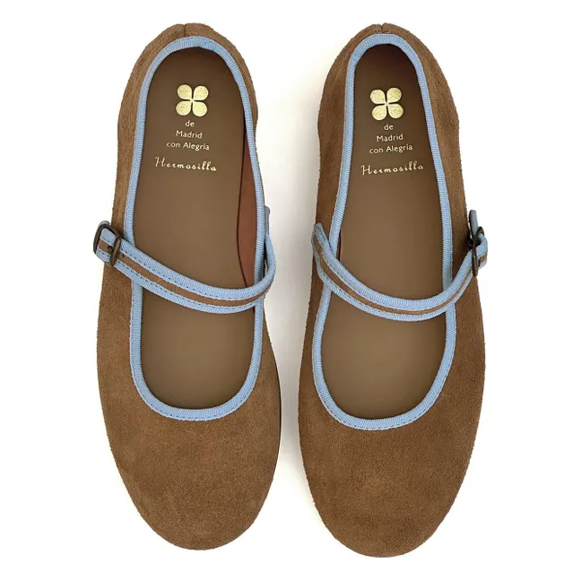 Ballerines Cantabria Daim | Camel