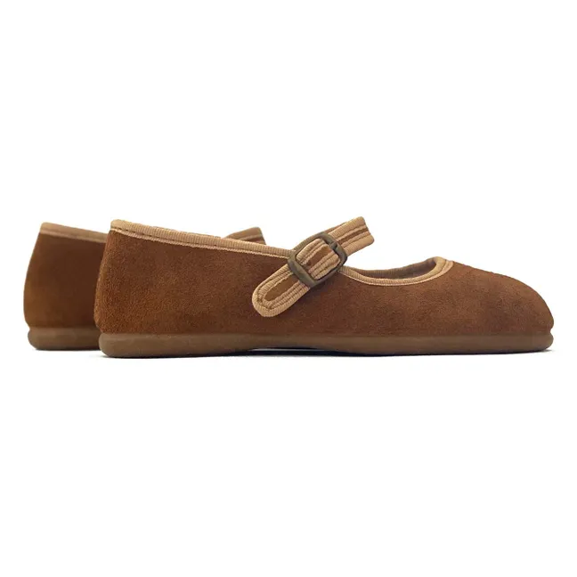 Ballerines Salamanca Cocoon Daim - Collection Femme | Camel
