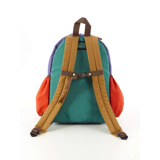 Sac à Dos Color Block Multi | Vert émeraude
