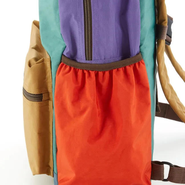 Sac à Dos Color Block Multi | Vert émeraude