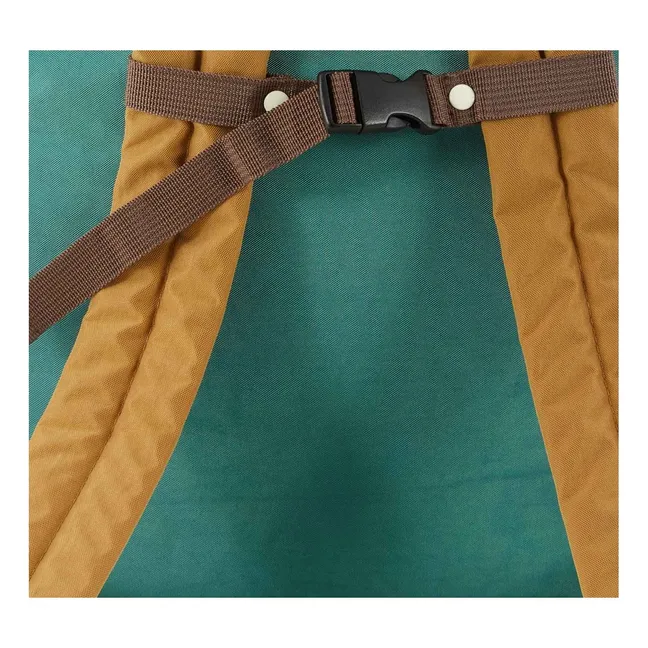 Sac à Dos Color Block Multi | Vert émeraude