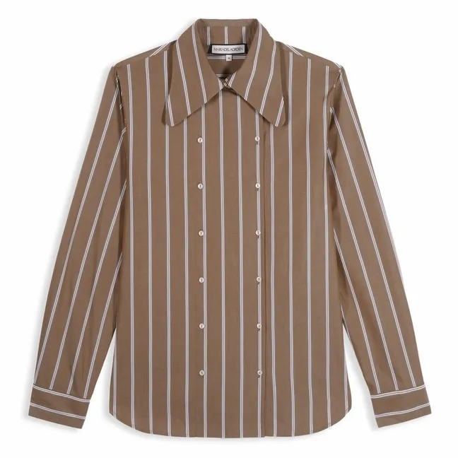 Chemise Bailey Coton | Marron clair 