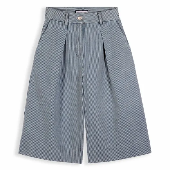 Bermuda Spencer Coton | Bleu
