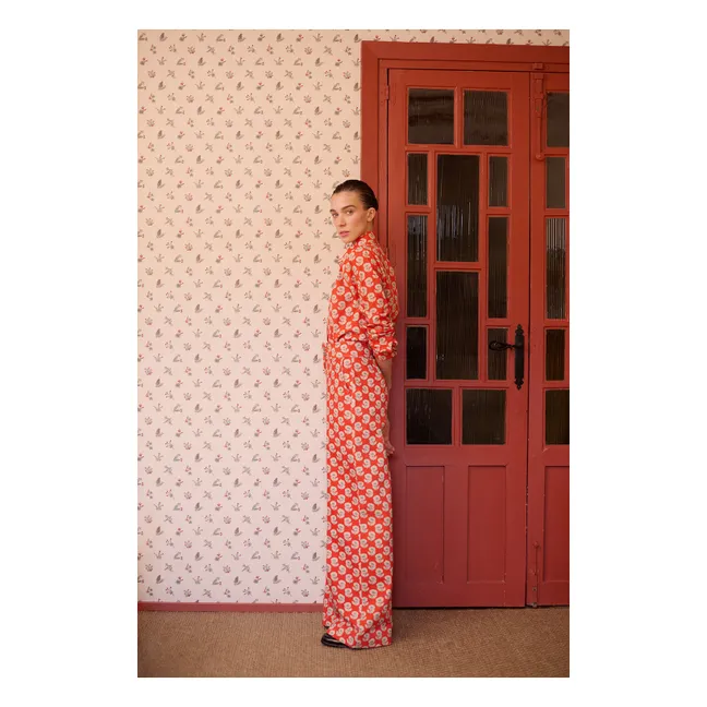 Chemise Alana Popeline | Rouge