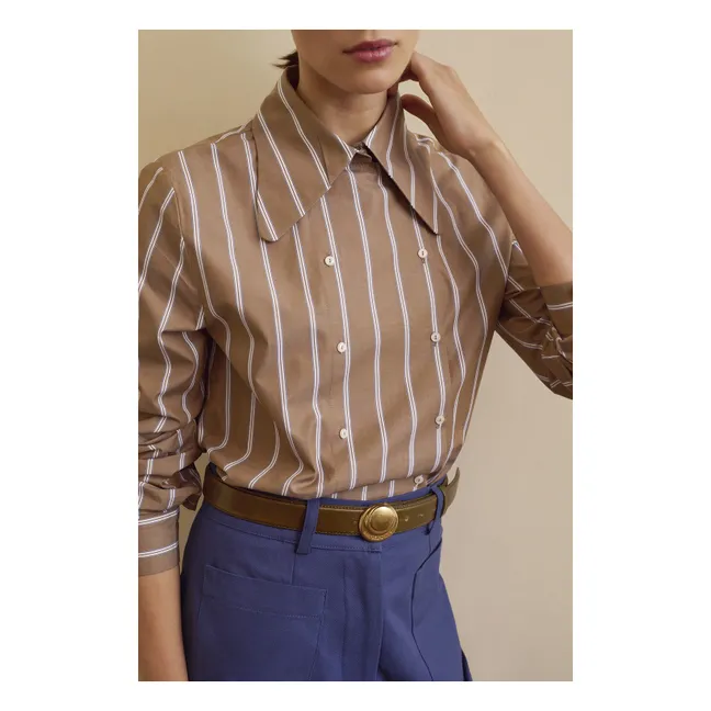 Chemise Bailey Coton | Marron clair 