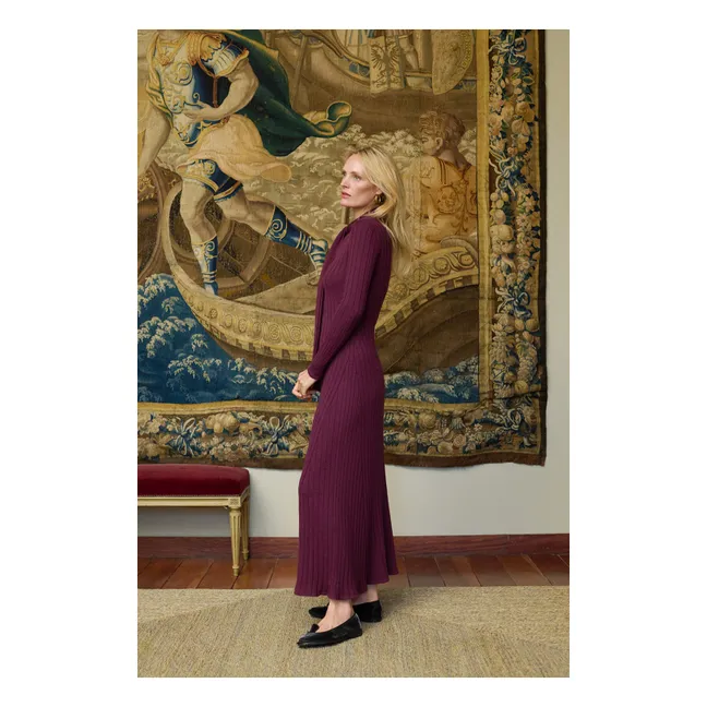 Robe Madeleine Laine | Bordeaux