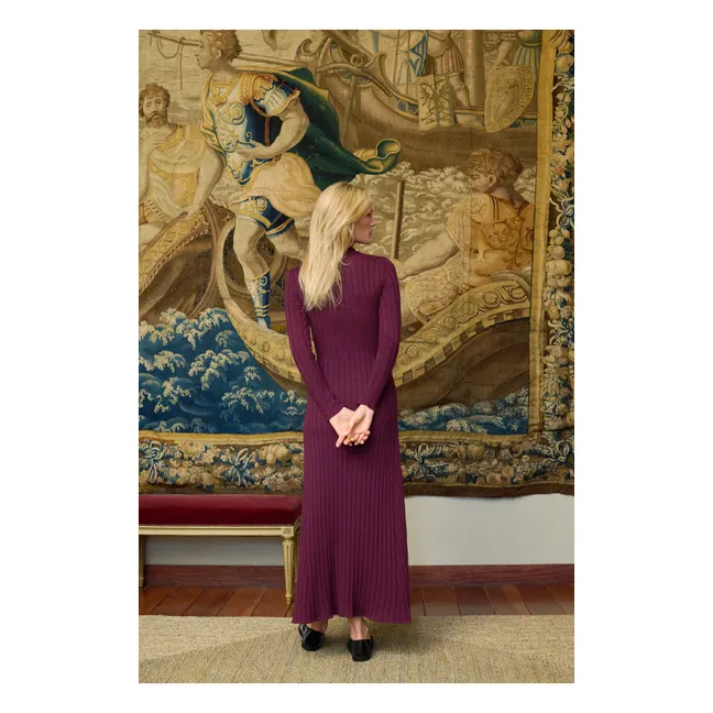 Robe Madeleine Laine | Bordeaux