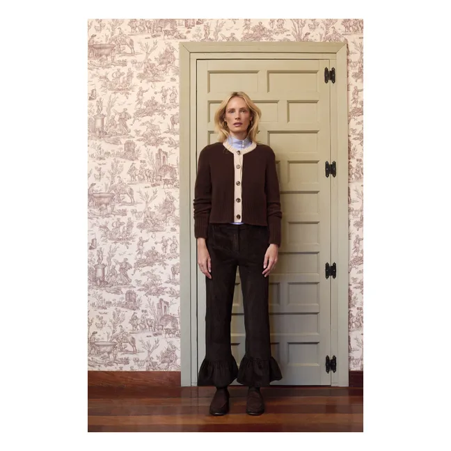 Pantalon Percy Coton | Marron