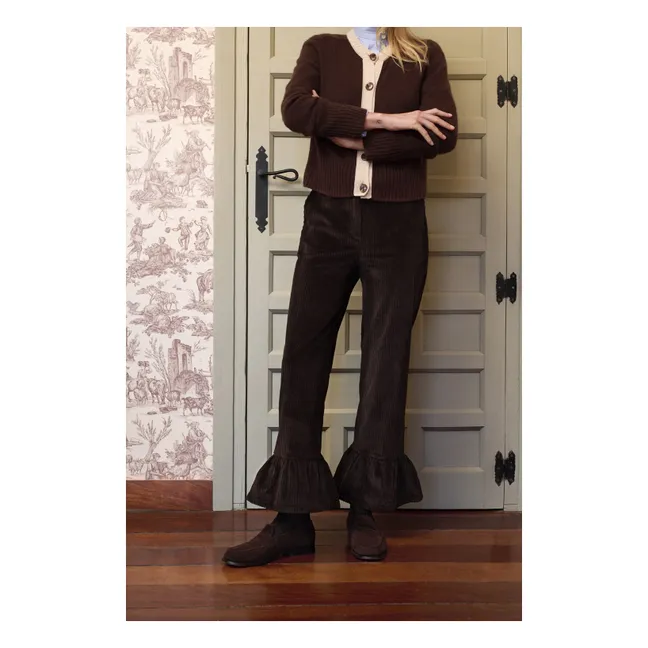 Pantalon Percy Coton | Marron