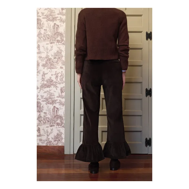 Pantalon Percy Coton | Marron