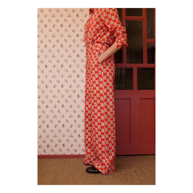 Pantalon Douglas Coton | Rouge