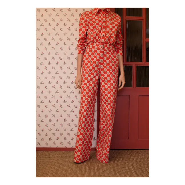 Pantalon Douglas Coton | Rouge