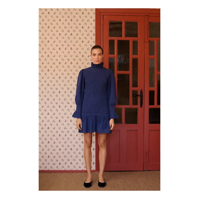 Robe Aleria Coton | Bleu marine