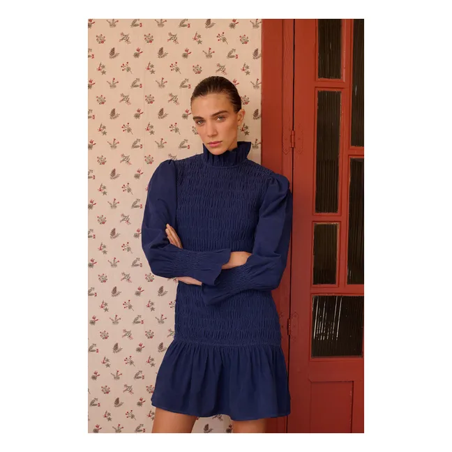 Robe Aleria Coton | Bleu marine