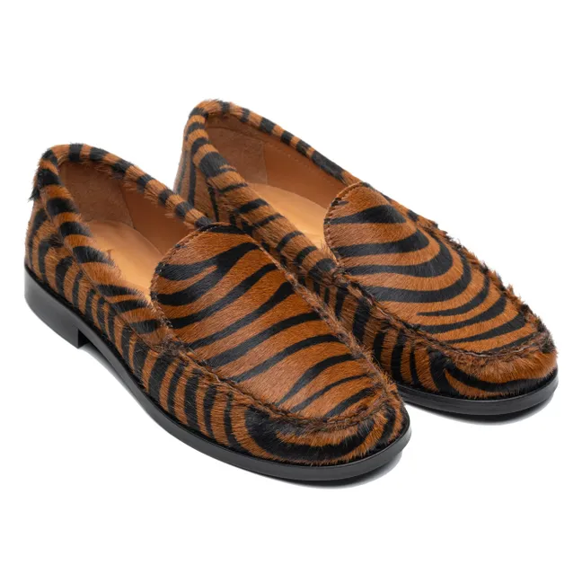 Mocassins Zebra | Marron
