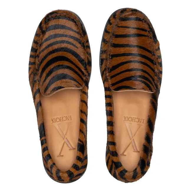 Mocassins Zebra | Marron