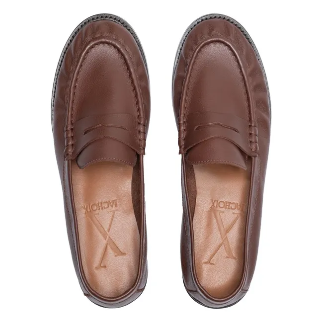 Mocassins Freddie Cuir | Chocolat