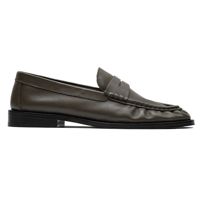 Mocassins Freddie Cuir | Gris