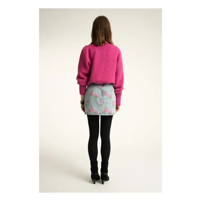 Pull Laine | Rose fuschia