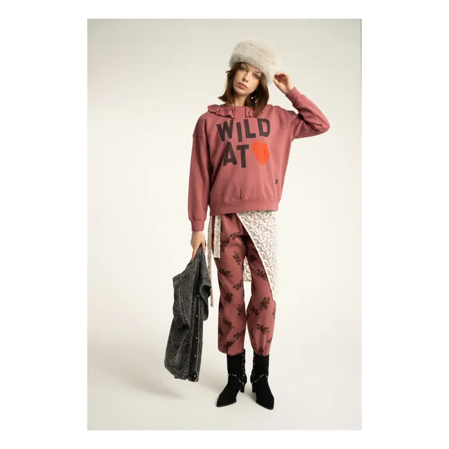 Sweat Terese Coton Bio | Vieux Rose