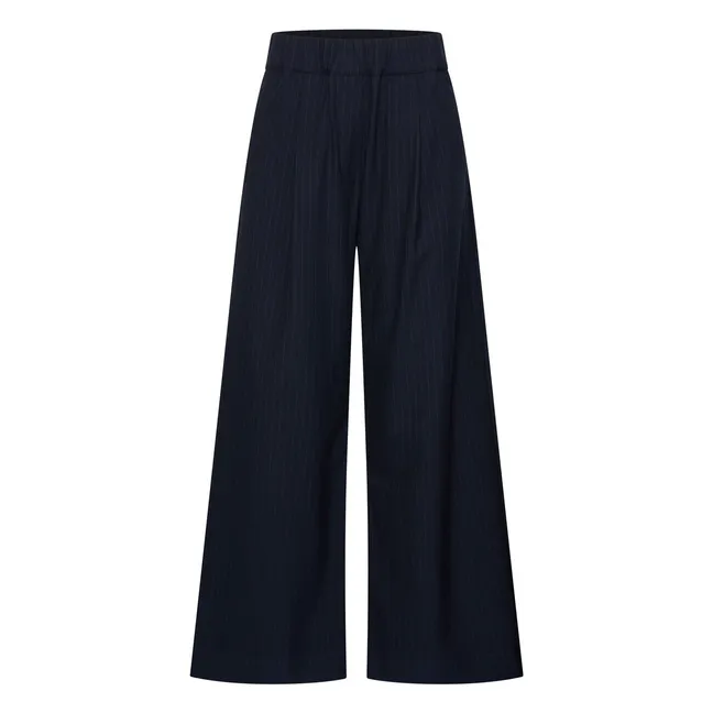 Pantalon Rayures Benji | Vert sapin