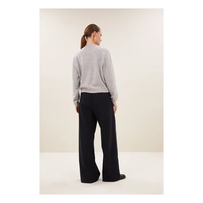 Pantalon Rayures Benji | Vert sapin