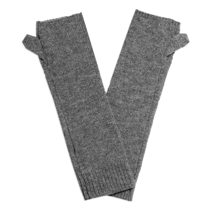 Sochi Cashmere mittens | Grey- Product image n°0