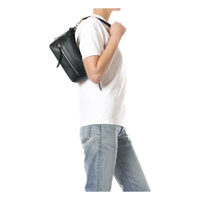 Sac Lucky Hobo Small Buffle | Noir