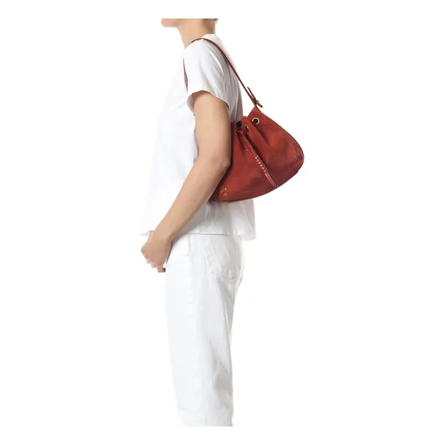 Sac Andy Croute Velours | Rouille