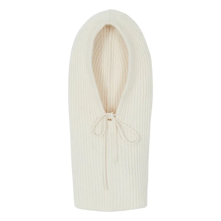 Cagoule Sybel Cachemire | Blanc- Image produit n°0